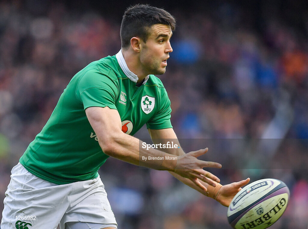 4 February 2017; Conor Murray of Ireland during the RBS Six Nations Rugby Championship match between Scotland and Ireland at BT Murrayfield Stadium in Edinburgh, Scotland. Photo by Brendan Moran/Sportsfile
