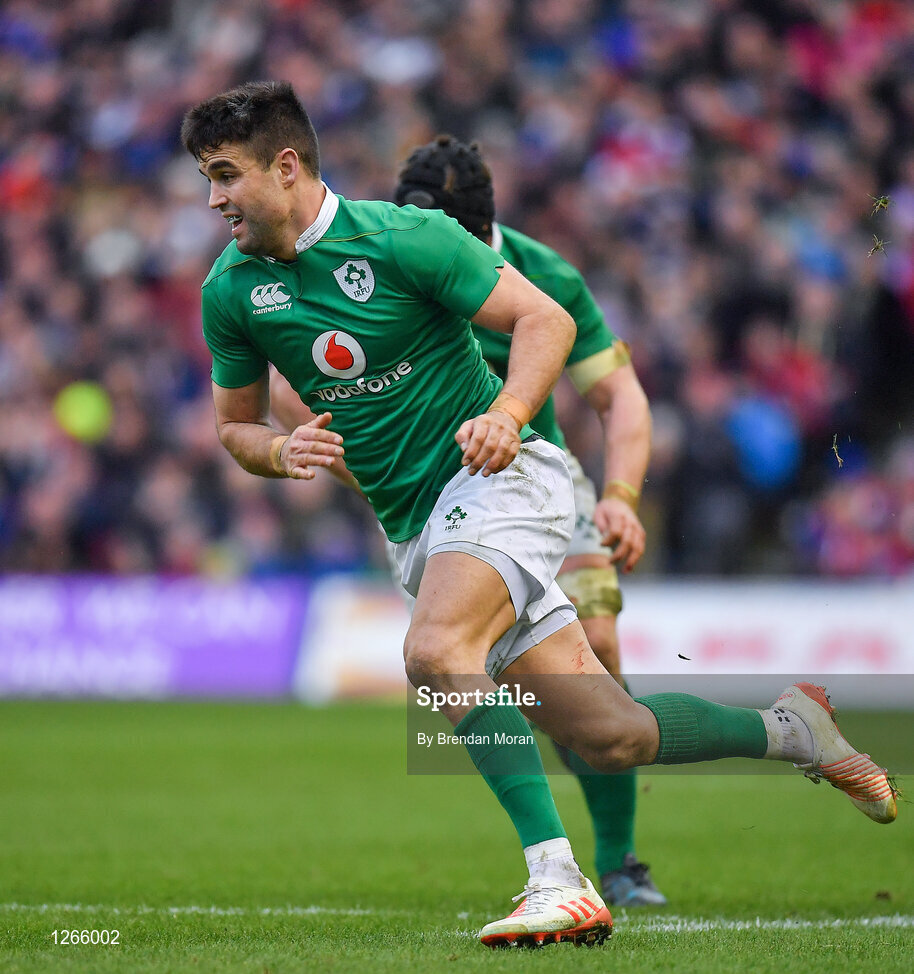 4 February 2017; Conor Murray of Ireland during the RBS Six Nations Rugby Championship match between Scotland and Ireland at BT Murrayfield Stadium in Edinburgh, Scotland. Photo by Brendan Moran/Sportsfile