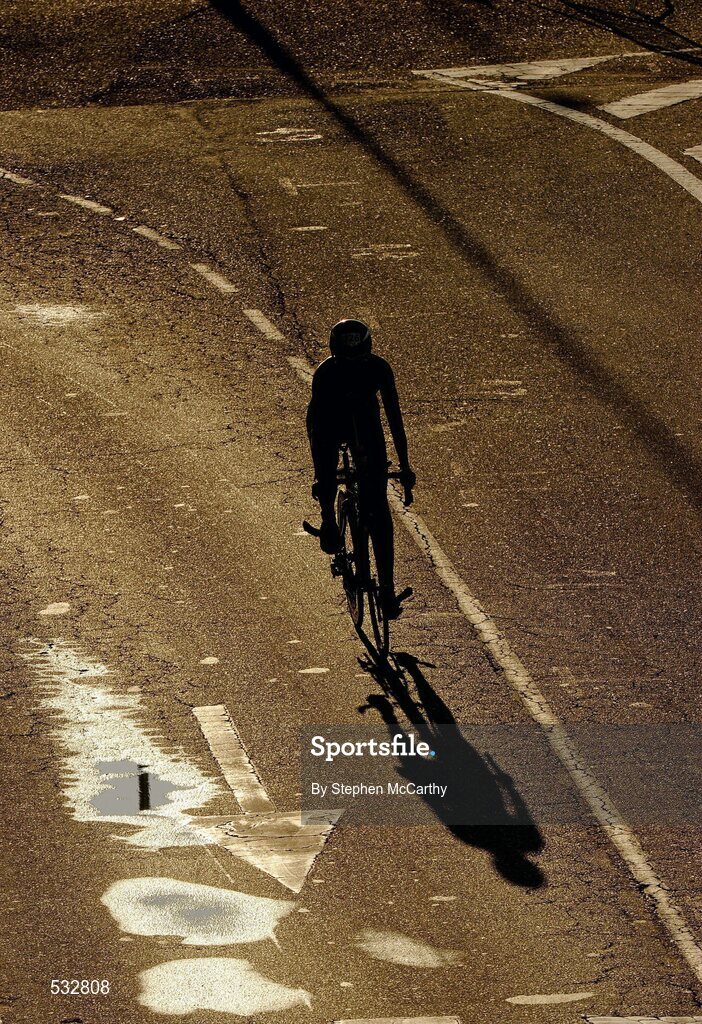 25 June 2011; A general view of the action from the Group Sprint event. 2011 Pontevedra ETU Triathlon European Championships. Pontevedra, Spain. Picture credit: Stephen McCarthy / SPORTSFILE