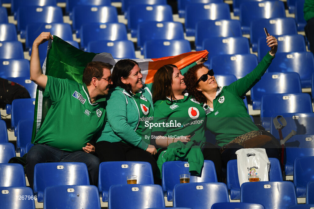 11 February 2017; Ireland supporters before the RBS Six Nations Rugby Championship match between Italy and Ireland at the Stadio Olimpico in Rome, Italy. Photo by Stephen McCarthy/Sportsfile
