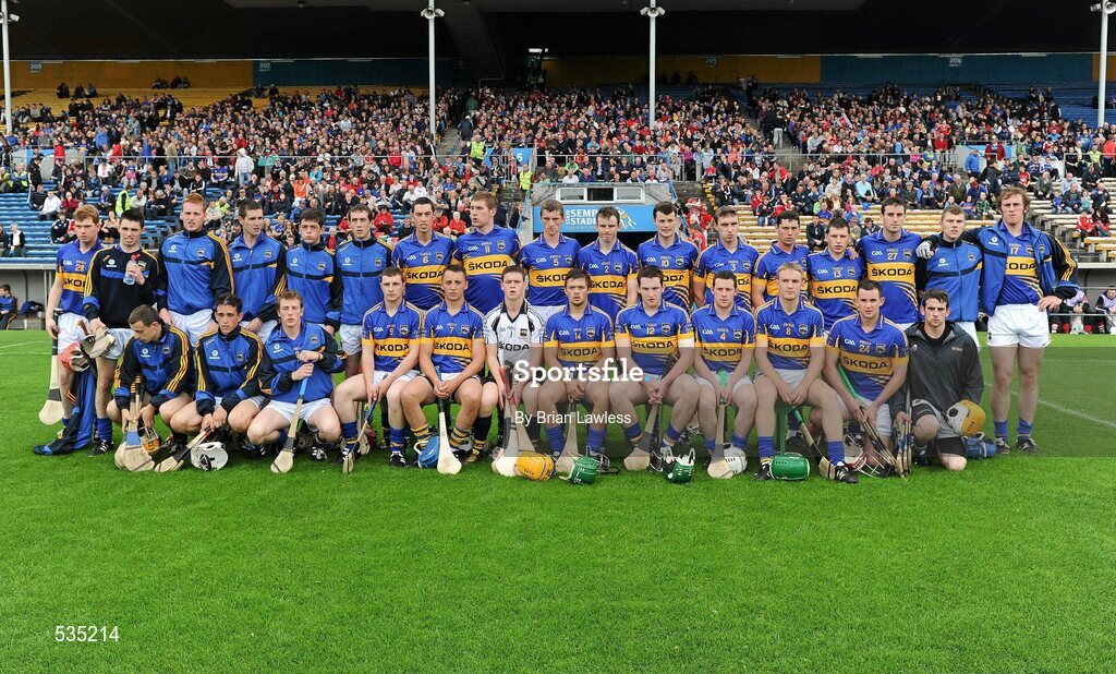 15 July 2011; The Tipperary squad. Bord Gáis Energy Munster GAA Hurling Under 21 Championship Semi-Final, Tipperary v Cork, Semple Stadium, Thurles, Co. Tipperary. Picture credit: Brian Lawless / SPORTSFILE