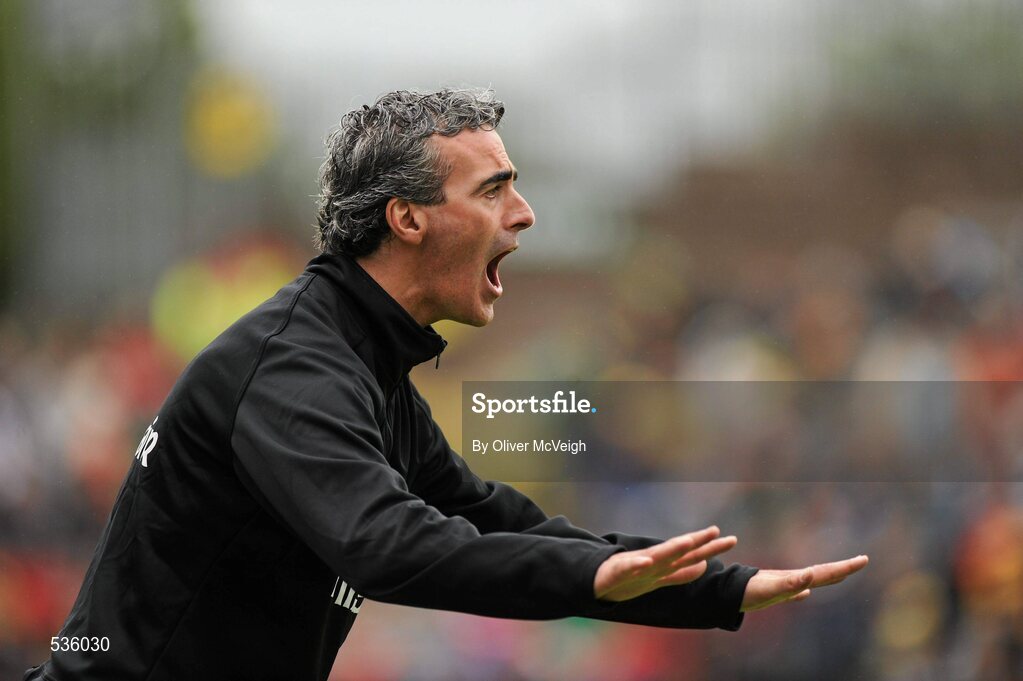 17 July 2011; Donegal manager Jim McGuinness. Ulster GAA Football Senior Championship Final, Derry v Donegal, St Tiernach's Park, Clones, Co. Monaghan. Picture credit: Oliver McVeigh / SPORTSFILE