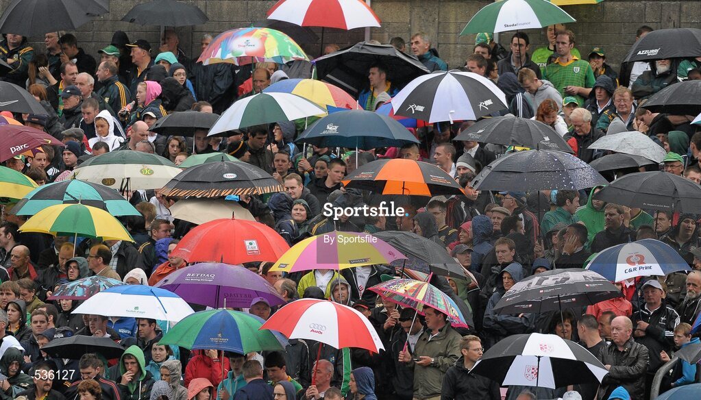 16 July 2011; A general view of supporters at the game. GAA Football All-Ireland Senior Championship Qualifier, Round 3, Meath v Kildare, Pairc Tailteann, Navan, Co. Meath. Photo by Sportsfile