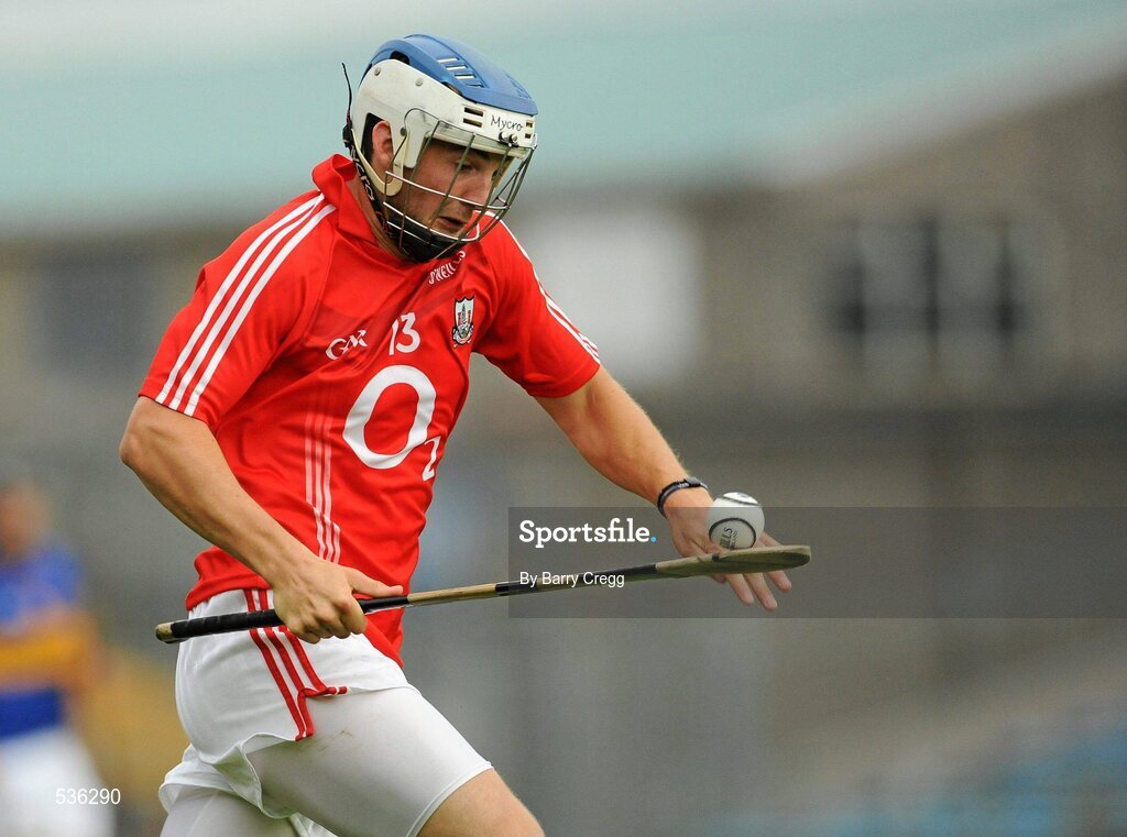 15 July 2011; Luke O'Farrell, Cork. Bord Gáis Energy Munster GAA Hurling Under 21 Championship Semi-Final, Tipperary v Cork, Semple Stadium, Thurles, Co. Tipperary. Picture credit: Barry Cregg / SPORTSFILE