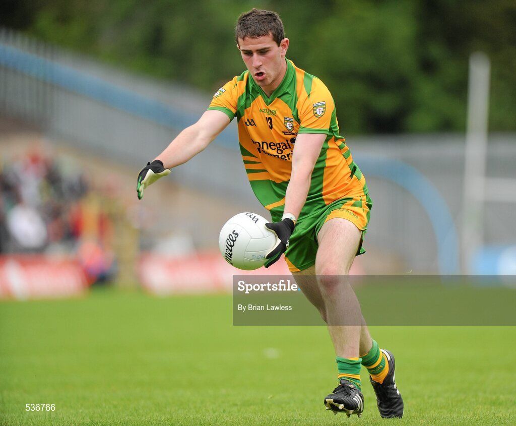 17 July 2011; Patrick McBrearty, Donegal. Ulster GAA Football Senior Championship Final, Derry v Donegal, St Tiernach's Park, Clones, Co. Monaghan. Picture credit: Brian Lawless / SPORTSFILE