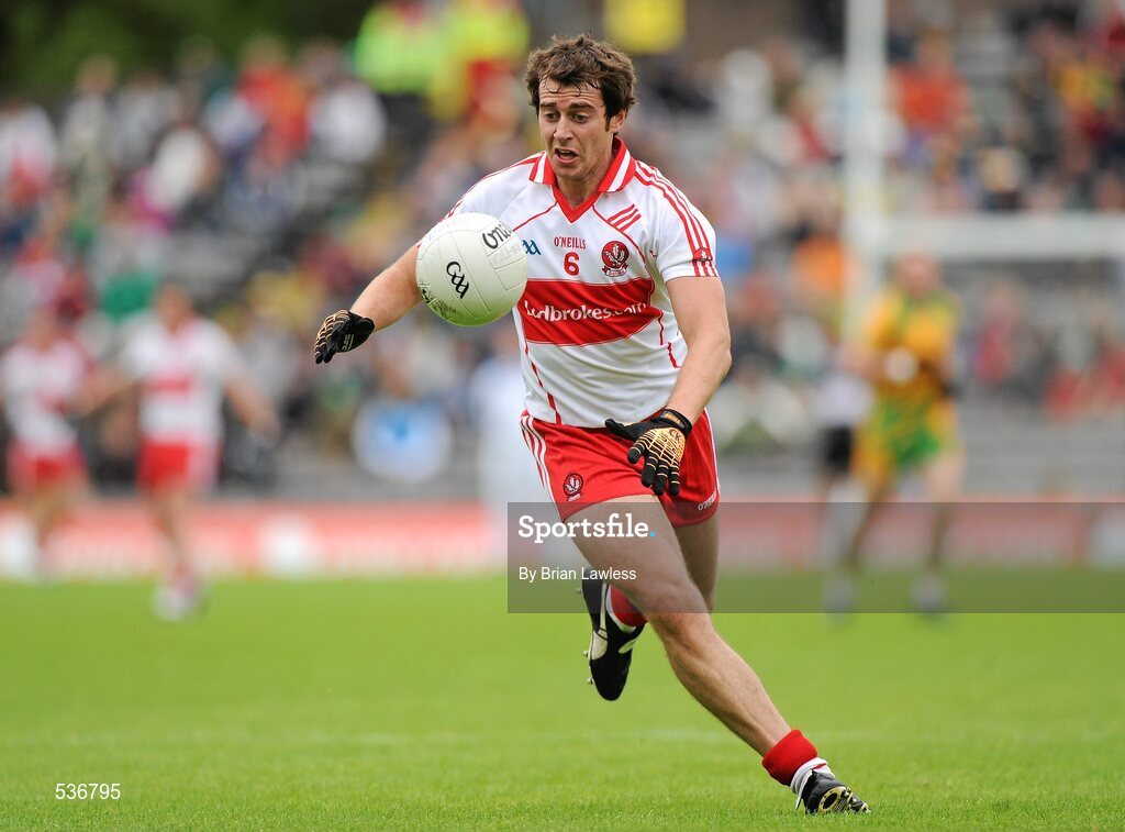 17 July 2011; Charlie Kielt, Derry. Ulster GAA Football Senior Championship Final, Derry v Donegal, St Tiernach's Park, Clones, Co. Monaghan. Picture credit: Brian Lawless / SPORTSFILE