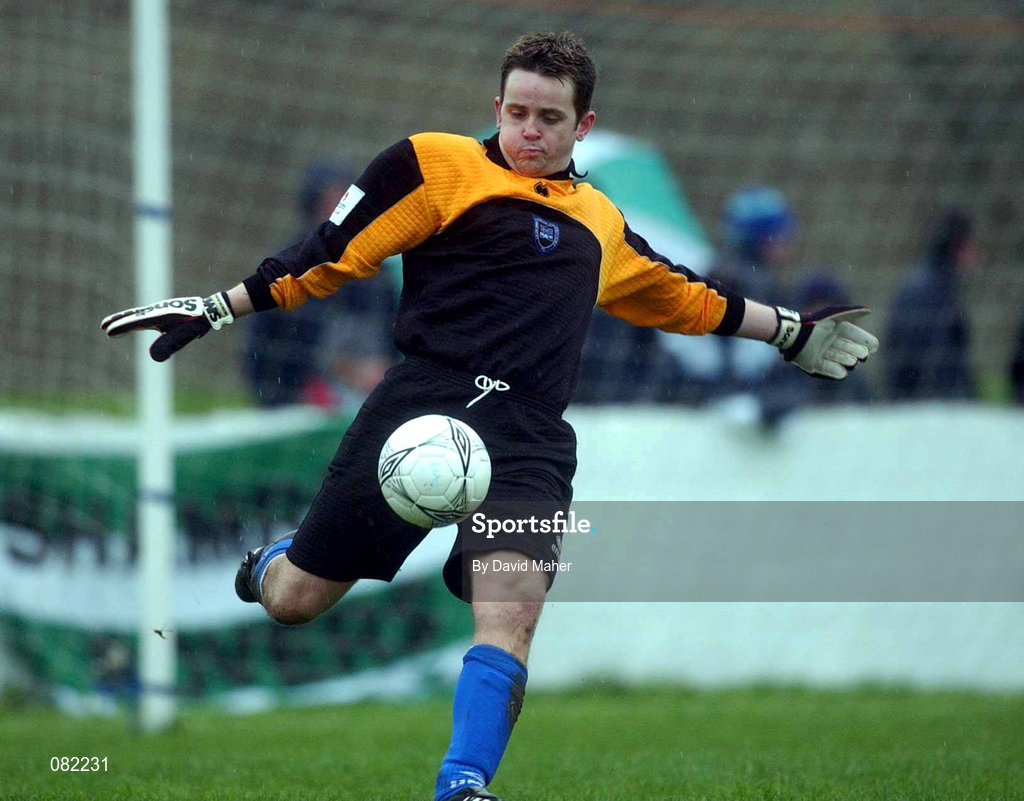 27 February 2002; Jim Fyffe of Limerick during the eircom League Cup Semi-Final match between Limerick and Shamrock Rovers at Jackman Park in Limerick. Photo by David Maher/Sportsfile