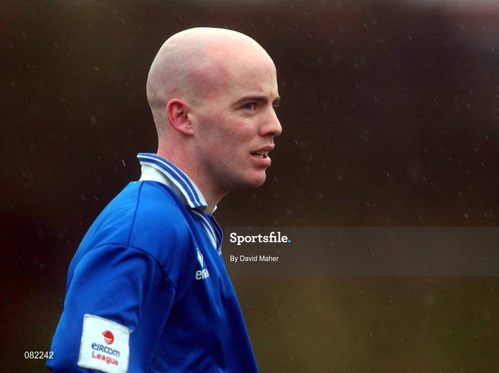 27 February 2002; Ciaran Foley of Limerick during the eircom League Cup Semi-Final match between Limerick and Shamrock Rovers at Jackman Park in Limerick. Photo by David Maher/Sportsfile