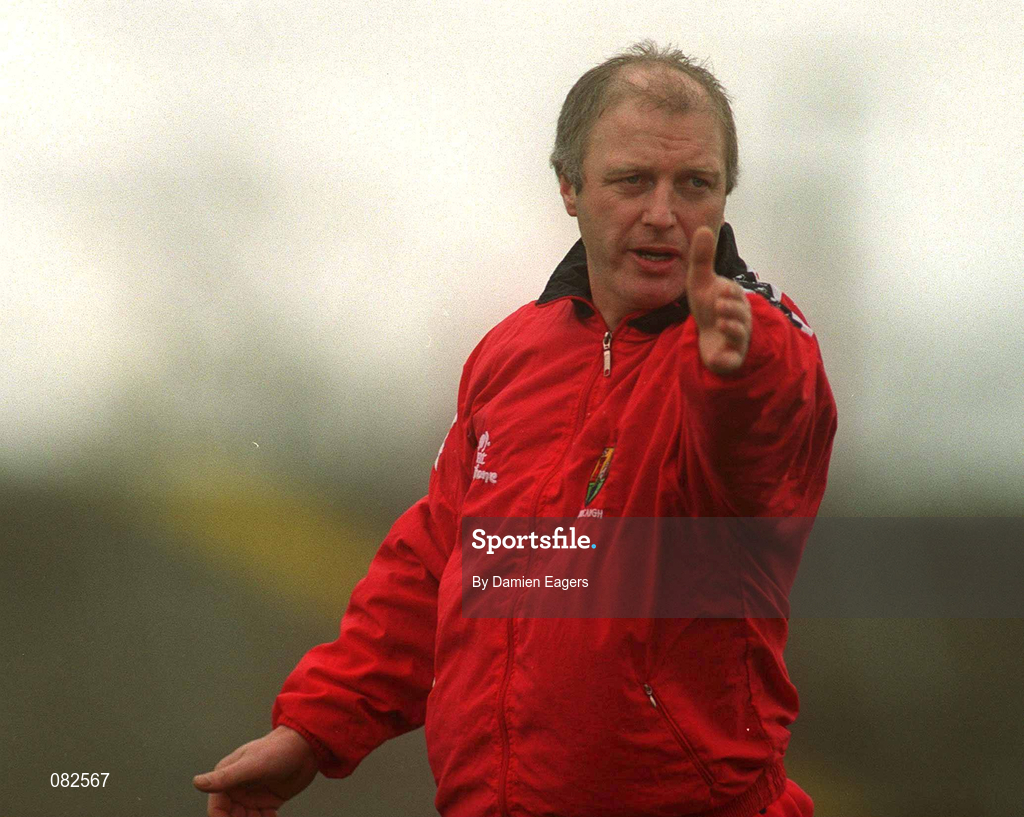 2 March 2002; Cork football manager Larry Tompkins during the AIB GAA Football All-Ireland Senior Club Championship Semi-Final match between Nemo Rangers and Charlestown Sarsfield at McDonagh Park in Nenagh, Tipperary. Photo by Damien Eagers/Sportsfile