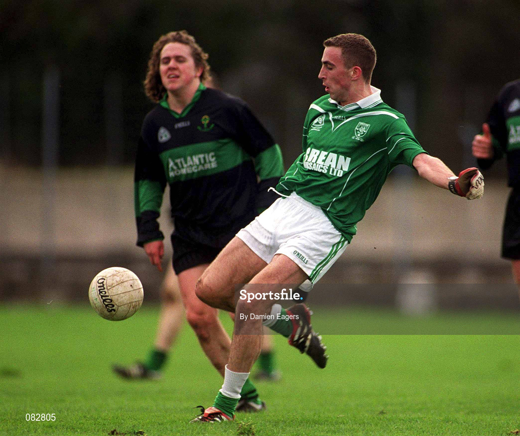 2 March 2002; Mark Caffrey of Charlestown Sarsfields during the AIB GAA Football All-Ireland Senior Club Championship Semi-Final match between Nemo Rangers and Charlestown Sarsfield at McDonagh Park in Nenagh, Tipperary. Photo by Damien Eagers/Sportsfile