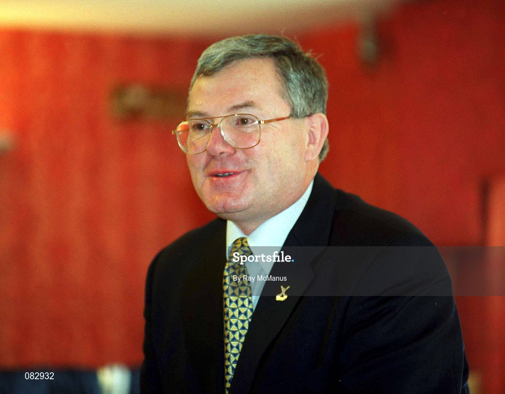11 March 2002; ENFER today announced their sponsorship of the Tipperary Senior Football and Hurling teams. Pictured at the announcement is Con Hogan, Chairman, Tipperary County Board. Photo by Ray McManus/Sportsfile