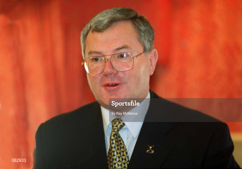 11 March 2002; ENFER today announced their sponsorship of the Tipperary Senior Football and Hurling teams. Pictured at the announcement is Con Hogan, Chairman, Tipperary County Board. Photo by Ray McManus/Sportsfile