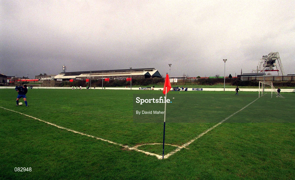 27 February 2002; A general view of the pitch and stadium during the eircom League Cup Semi-Final match between Limerick and Shamrock Rovers at Jackman Park in Limerick. Photo by David Maher/Sportsfile