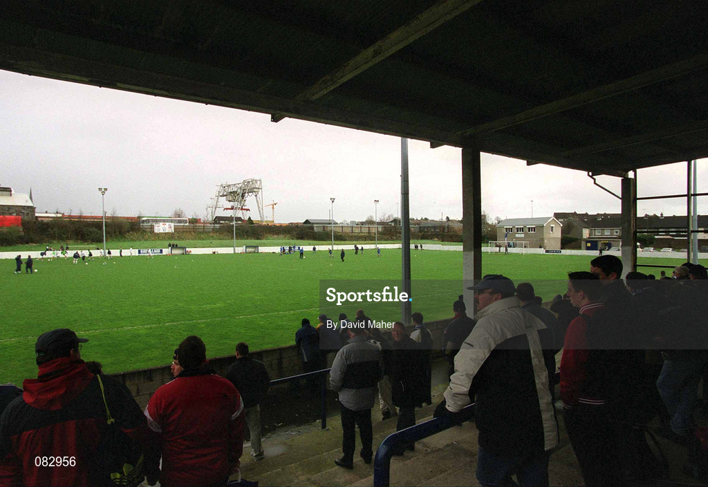 27 February 2002; A general view of the pitch and stadium during the eircom League Cup Semi-Final match between Limerick and Shamrock Rovers at Jackman Park in Limerick. Photo by David Maher/Sportsfile