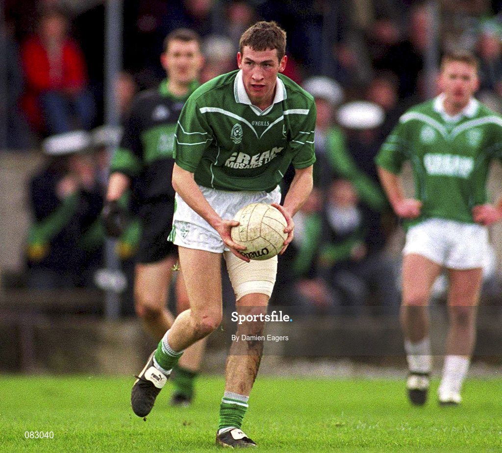 2 March 2002; Richard Haran of Charlestown Sarsfields during the AIB GAA Football All-Ireland Senior Club Championship Semi-Final match between Nemo Rangers and Charlestown Sarsfield at McDonagh Park in Nenagh, Tipperary. Photo by Damien Eagers/Sportsfile