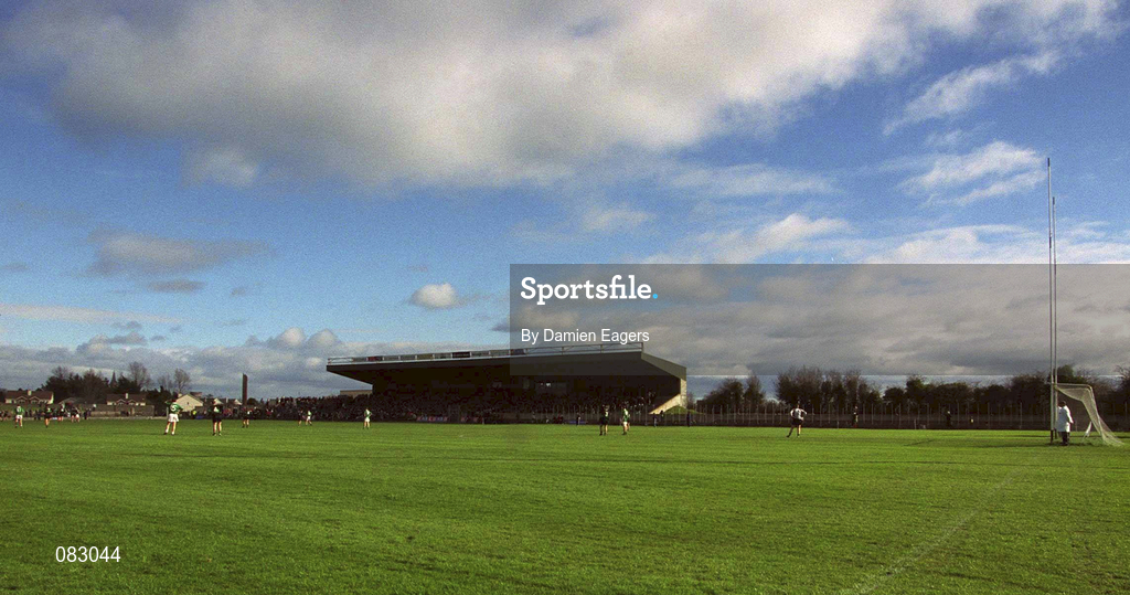 2 March 2002; A general view of the pitch and stadium prior to the AIB GAA Football All-Ireland Senior Club Championship Semi-Final match between Nemo Rangers and Charlestown Sarsfield at McDonagh Park in Nenagh, Tipperary. Photo by Damien Eagers/Sportsfile