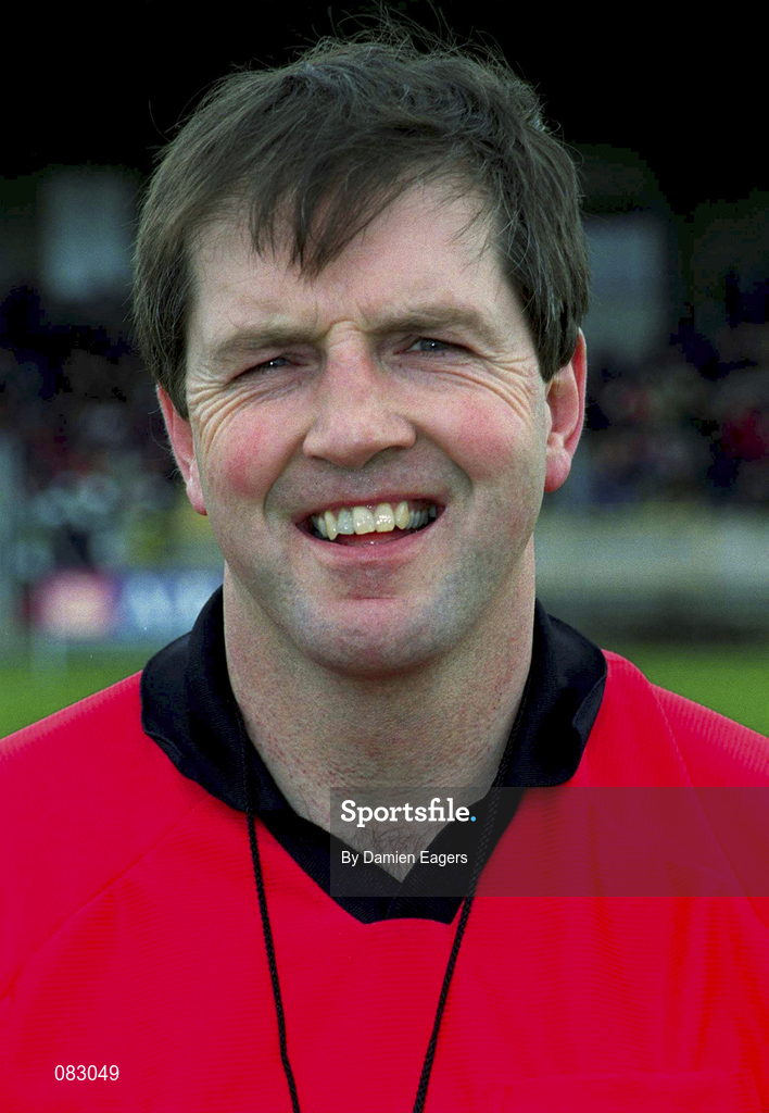 2 March 2002; Referee Michael Monahan during the AIB GAA Football All-Ireland Senior Club Championship Semi-Final match between Nemo Rangers and Charlestown Sarsfield at McDonagh Park in Nenagh, Tipperary. Photo by Damien Eagers/Sportsfile