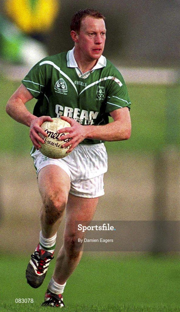 2 March 2002; David Tiernan of Charlestown Sarsfield during the AIB GAA Football All-Ireland Senior Club Championship Semi-Final match between Nemo Rangers and Charlestown Sarsfield at McDonagh Park in Nenagh, Tipperary. Photo by Damien Eagers/Sportsfile