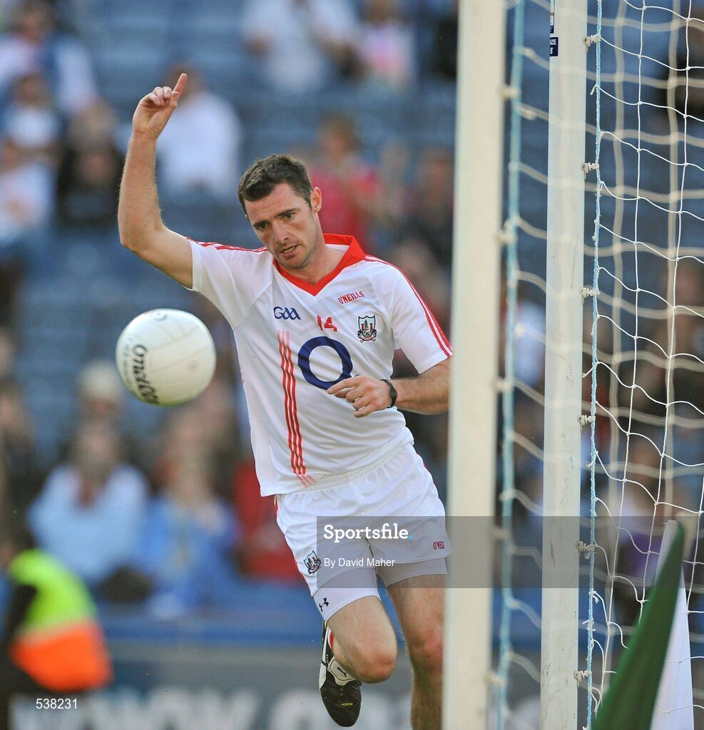 23 July 2011; Donncha O'Connor, Cork, celebrates after scoring his side's first goal. GAA Football All-Ireland Senior Championship Qualifier Round 4, Cork v Down, Croke Park, Dublin. Picture credit: David Maher / SPORTSFILE