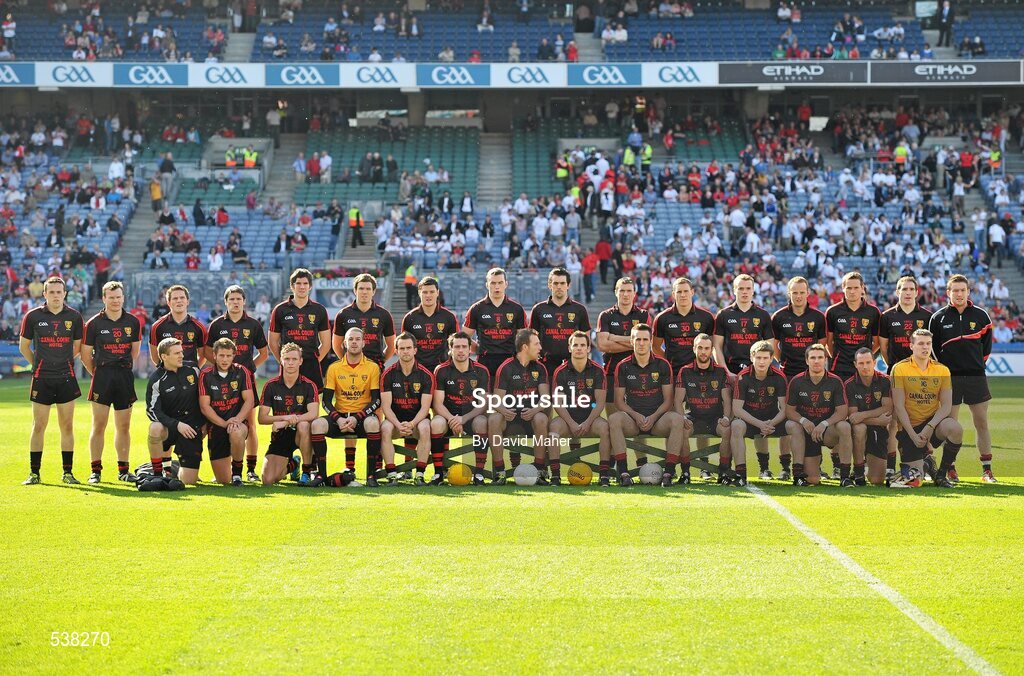 23 July 2011; The Down squad. GAA Football All-Ireland Senior Championship Qualifier Round 4, Cork v Down, Croke Park, Dublin. Picture credit: David Maher / SPORTSFILE