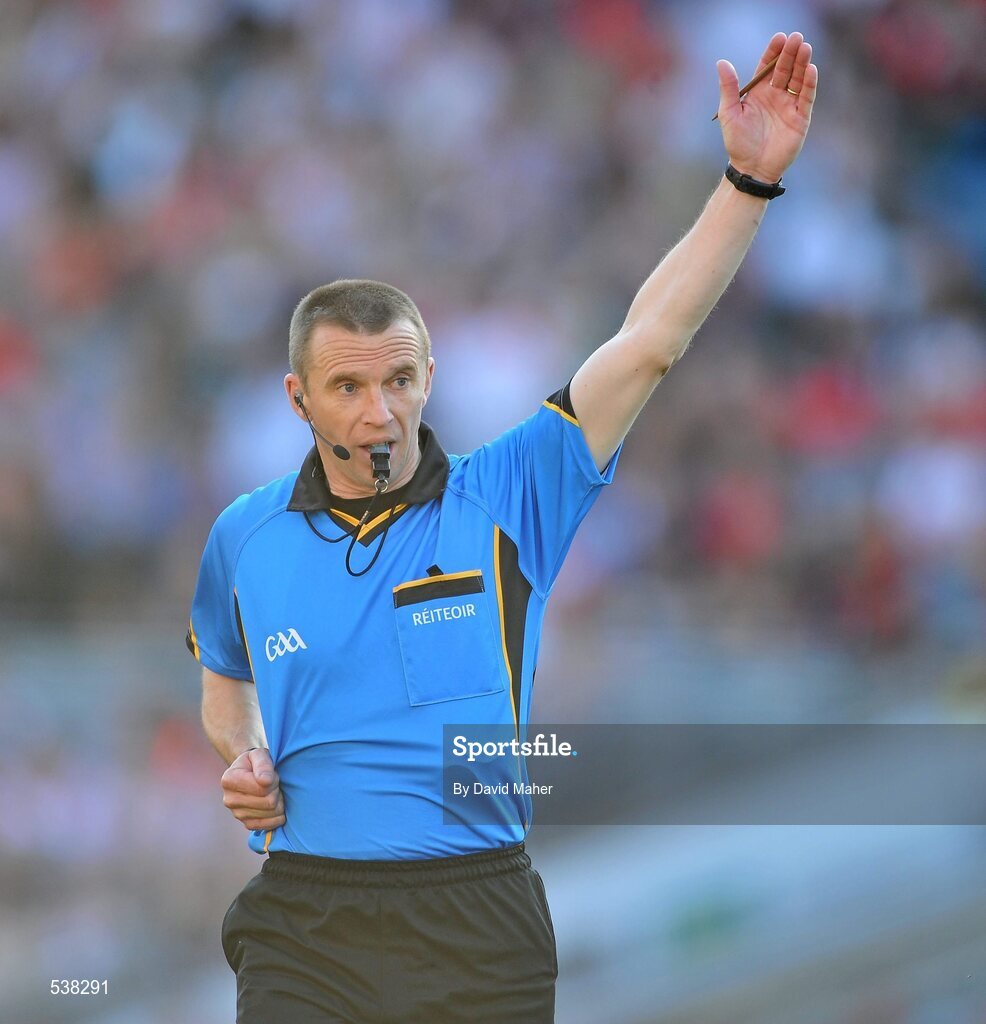23 July 2011; Referee Michael Duffy. GAA Football All-Ireland Senior Championship Qualifier Round 4, Cork v Down, Croke Park, Dublin. Picture credit: David Maher / SPORTSFILE
