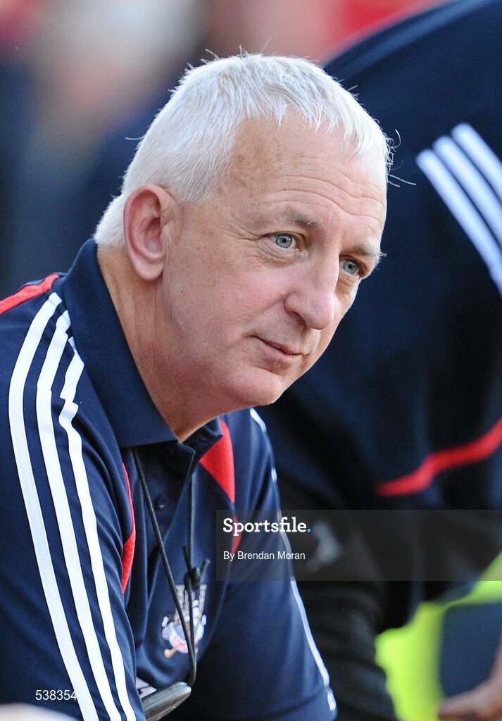 23 July 2011; Cork manager Conor Counihan looks on in the final moments of the game. GAA Football All-Ireland Senior Championship Qualifier Round 4, Cork v Down, Croke Park, Dublin. Picture credit: Brendan Moran / SPORTSFILE