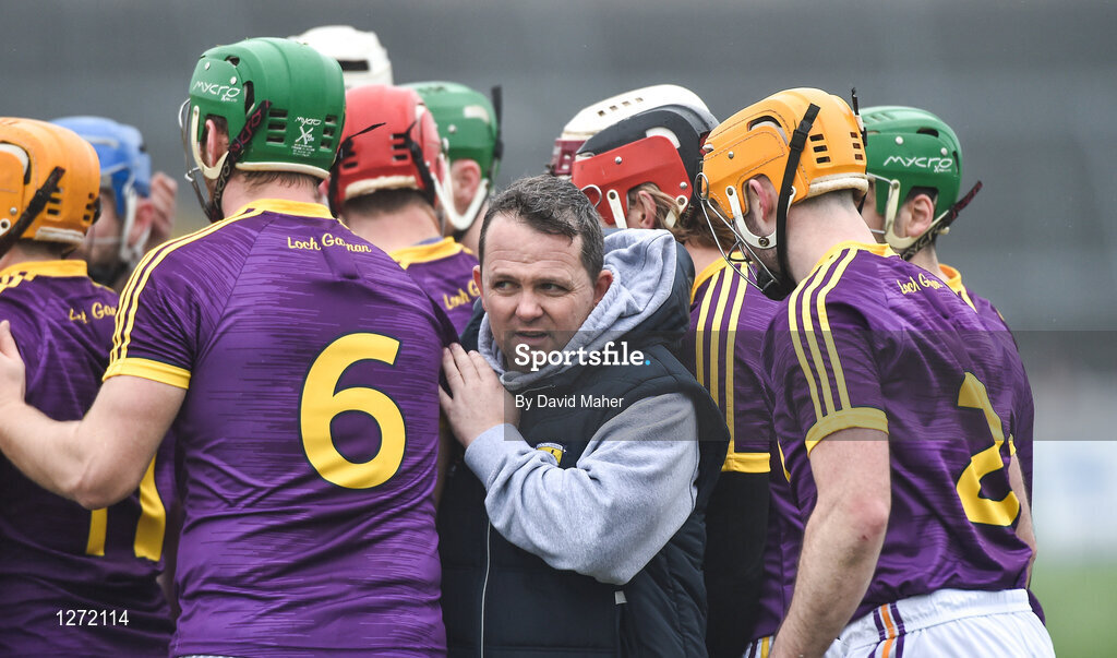 19 February 2017; Wexford manager Davy Fitzgerald before the start of the Allianz Hurling League Division 1B Round 2 match between Galway and Wexford at Pearse Stadium in Galway. Photo by David Maher/Sportsfile