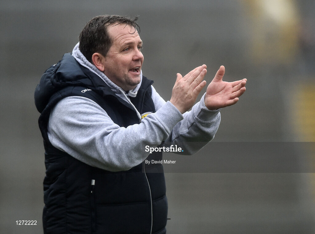 19 February 2017; Manager of Wexford Davy Fitzgerald during the Allianz Hurling League Division 1B Round 2 match between Galway and Wexford at Pearse Stadium in Galway. Photo by David Maher/Sportsfile