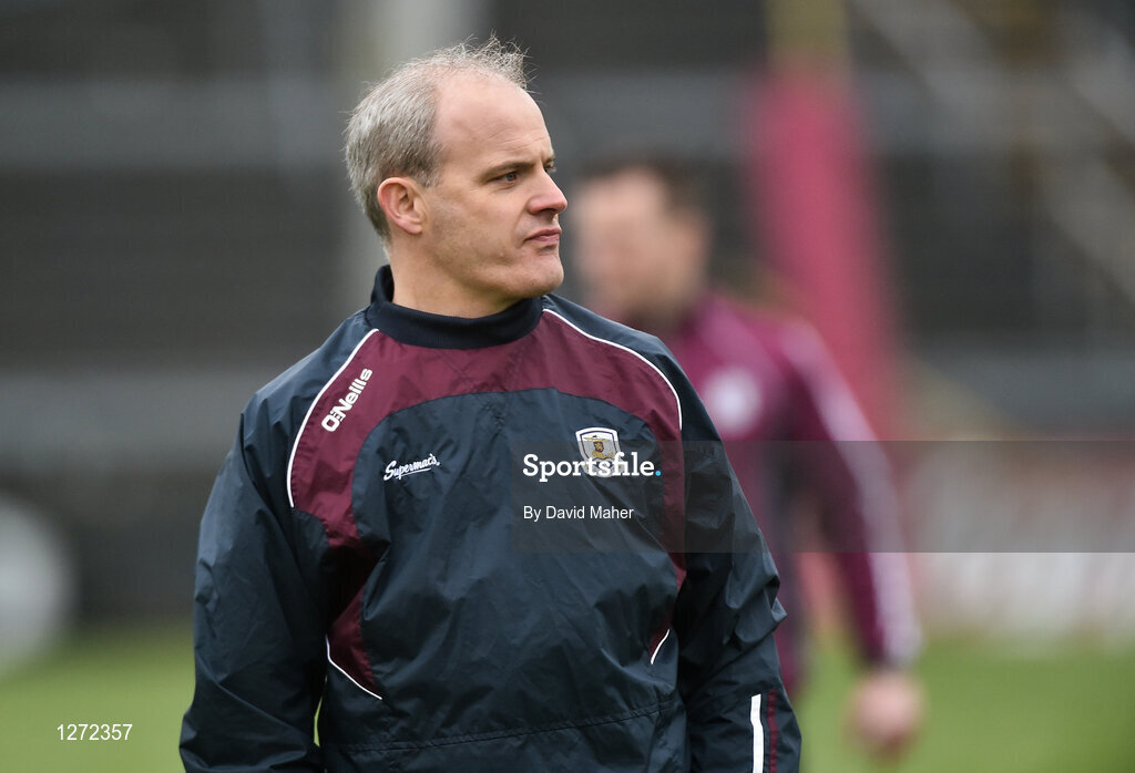 19 February 2017; Galway manager Michael Donoghue during the Allianz Hurling League Division 1B Round 2 match between Galway and Wexford at Pearse Stadium in Galway. Photo by David Maher/Sportsfile