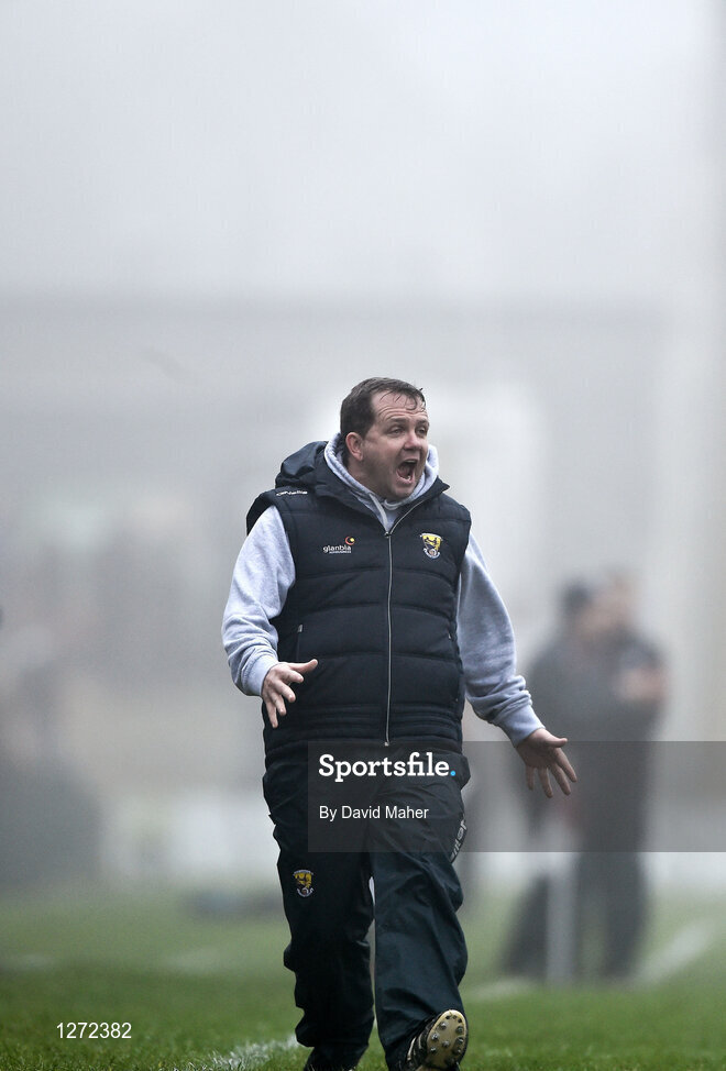 19 February 2017; Manager of Wexford Davy Fitzgerald during the Allianz Hurling League Division 1B Round 2 match between Galway and Wexford at Pearse Stadium in Galway. Photo by David Maher/Sportsfile