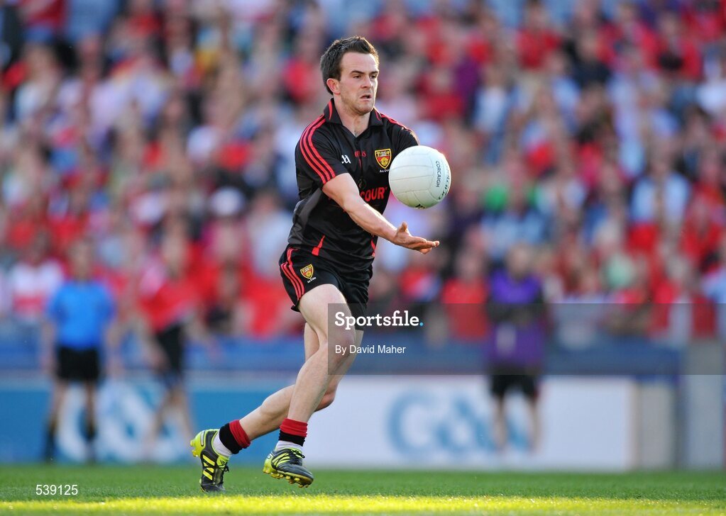23 July 2011; Mark Poland, Down. GAA Football All-Ireland Senior Championship Qualifier Round 4, Cork v Down, Croke Park, Dublin. Picture credit: David Maher / SPORTSFILE