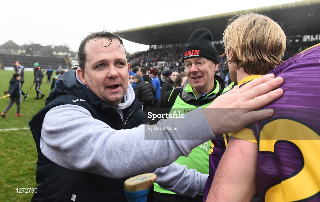 19 February 2017; Wexford manager Davy Fitzgerald manager after the Allianz Hurling League Division 1B Round 2 match between Galway and Wexford at Pearse Stadium in Galway. Photo by David Maher/Sportsfile