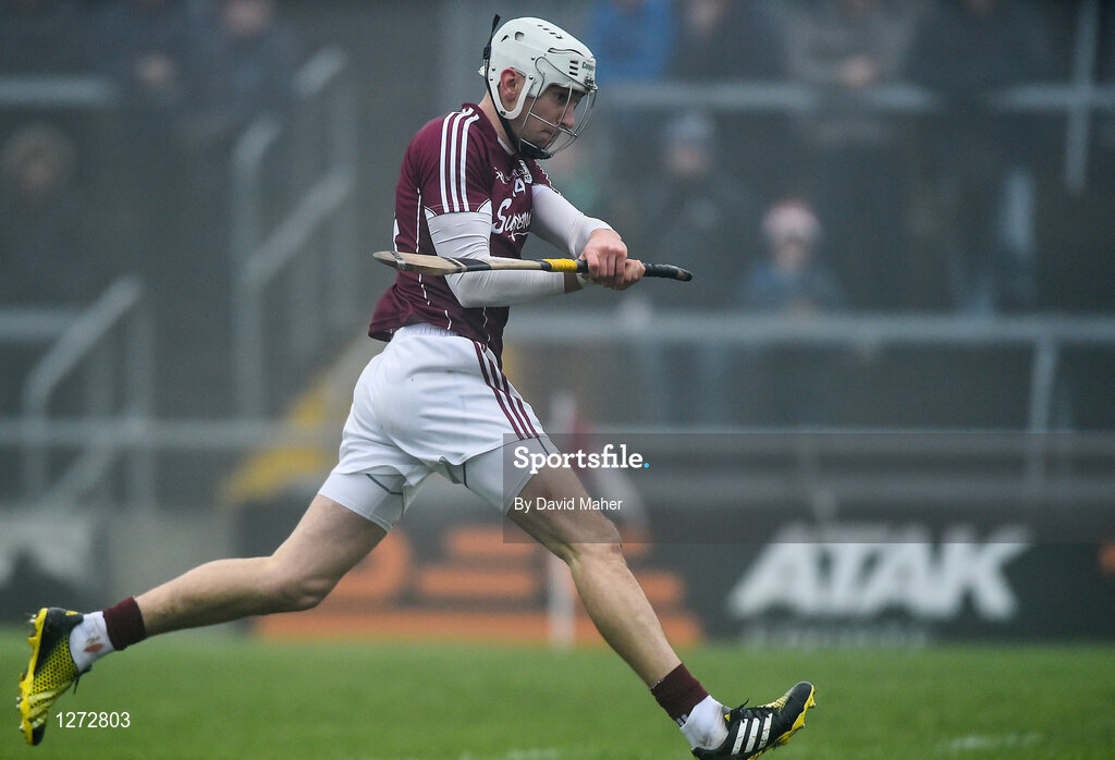19 February 2017; Jason Flynn of Galway during the Allianz Hurling League Division 1B Round 2 match between Galway and Wexford at Pearse Stadium in Galway. Photo by David Maher/Sportsfile