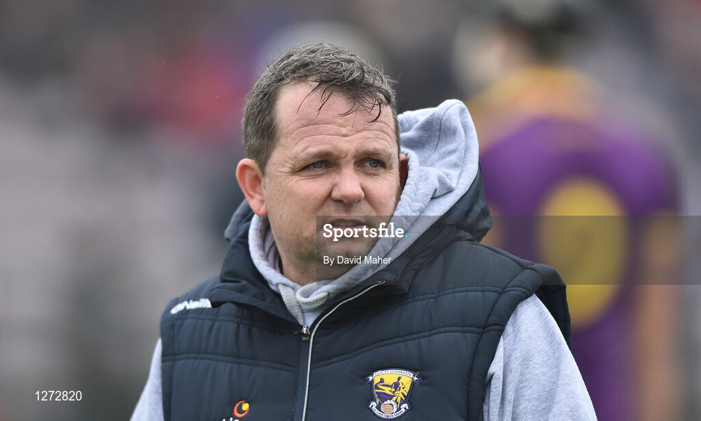 19 February 2017; Wexford manager Davy Fitzgerald during the Allianz Hurling League Division 1B Round 2 match between Galway and Wexford at Pearse Stadium in Galway. Photo by David Maher/Sportsfile