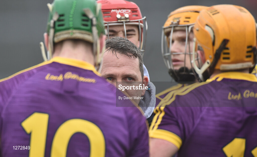 19 February 2017; Wexford manager Davy Fitzgerald prior to the Allianz Hurling League Division 1B Round 2 match between Galway and Wexford at Pearse Stadium in Galway. Photo by David Maher/Sportsfile