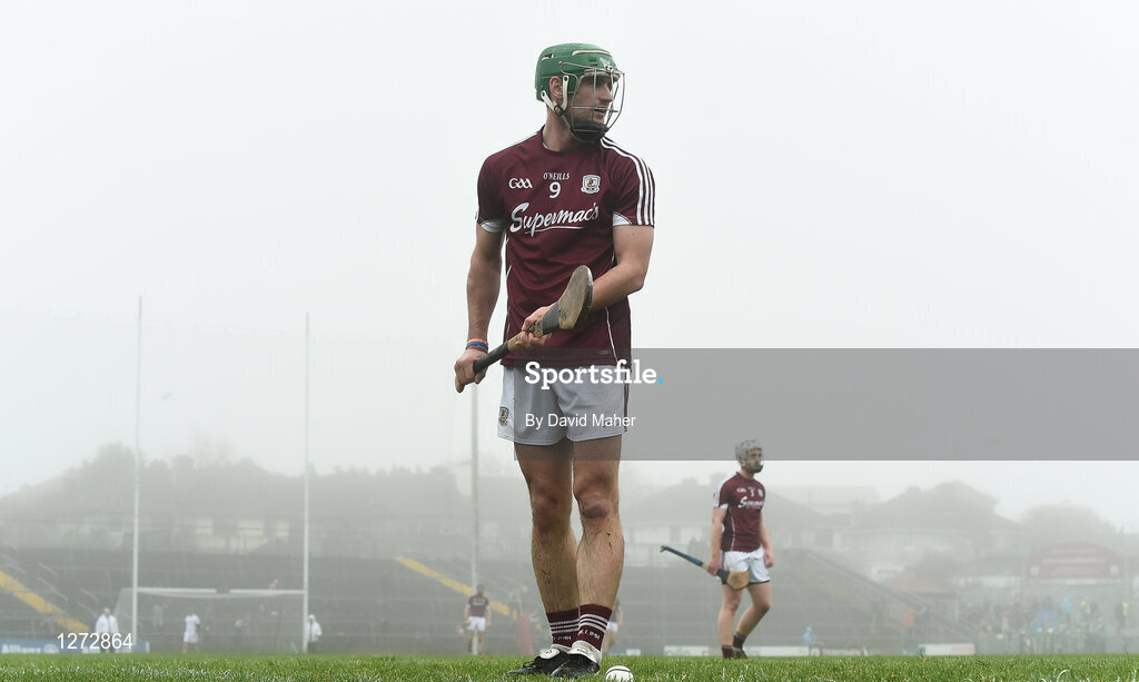 19 February 2017; David Burke of Galway during the Allianz Hurling League Division 1B Round 2 match between Galway and Wexford at Pearse Stadium in Galway. Photo by David Maher/Sportsfile