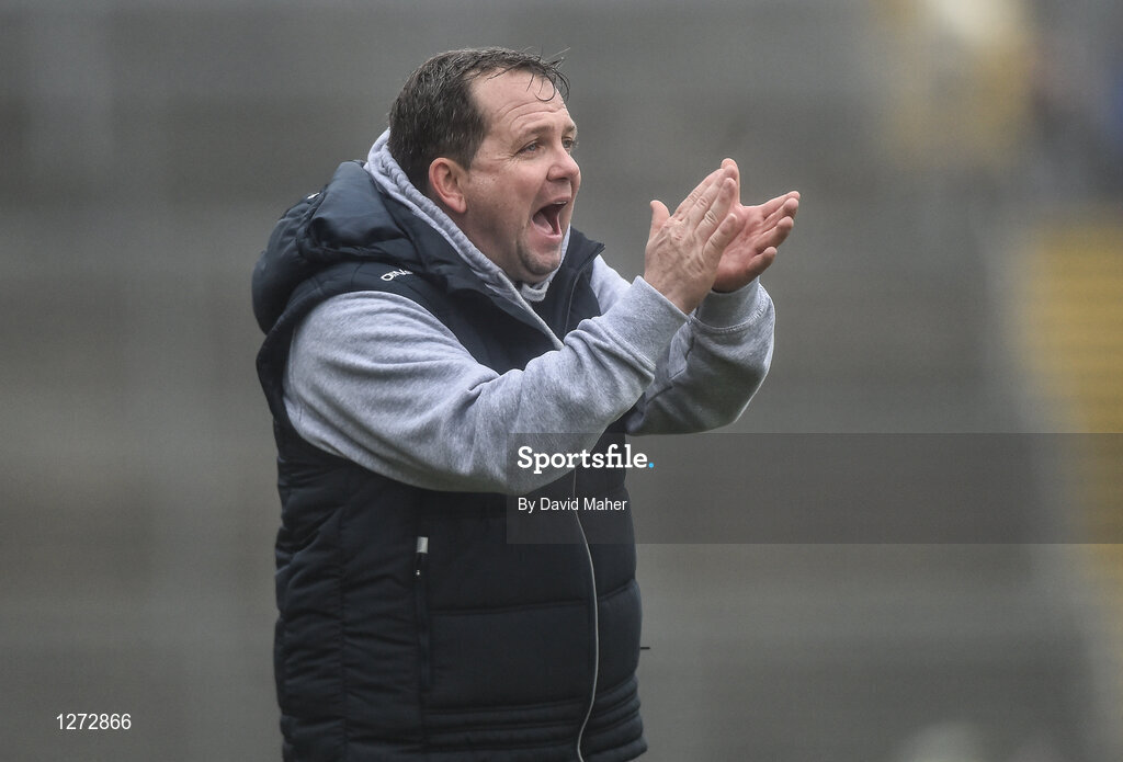 19 February 2017; Wexford manager Davy Fitzgerald during the Allianz Hurling League Division 1B Round 2 match between Galway and Wexford at Pearse Stadium in Galway. Photo by David Maher/Sportsfile