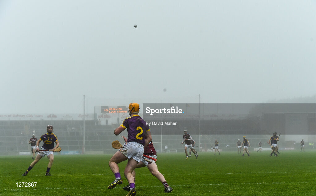 19 February 2017; General view during the Allianz Hurling League Division 1B Round 2 match between Galway and Wexford at Pearse Stadium in Galway. Photo by David Maher/Sportsfile