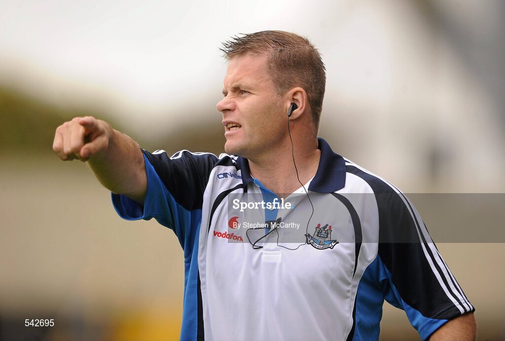 1 August 2011; Dublin manager Dessie Farrell. GAA Football All-Ireland Minor Championship Quarter-Final, Dublin v Cork, O'Moore Park, Portlaoise, Co. Laois. Picture credit: Stephen McCarthy / SPORTSFILE