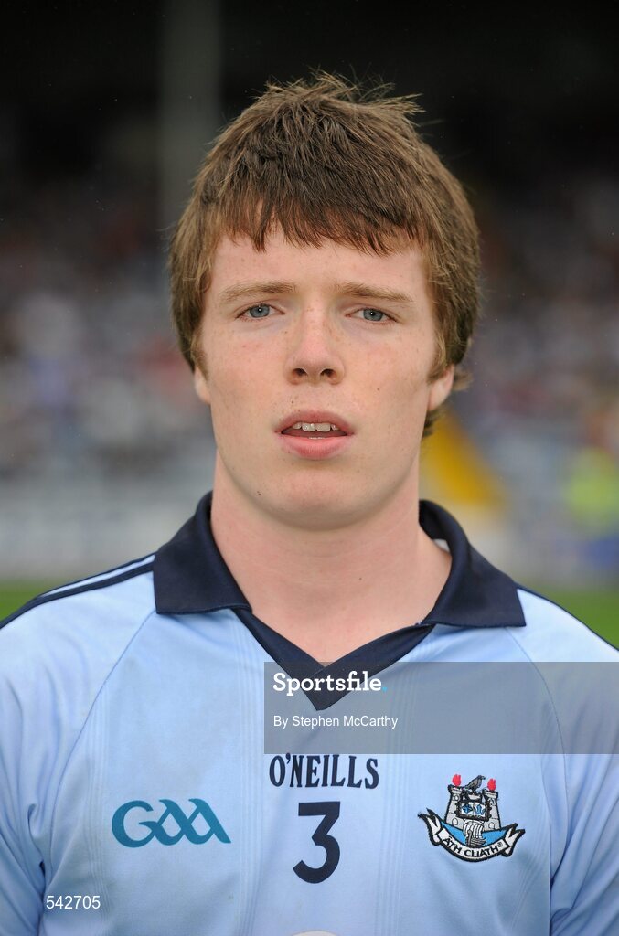 1 August 2011; Dublin captain Robert McDaid. GAA Football All-Ireland Minor Championship Quarter-Final, Dublin v Cork, O'Moore Park, Portlaoise, Co. Laois. Picture credit: Stephen McCarthy / SPORTSFILE