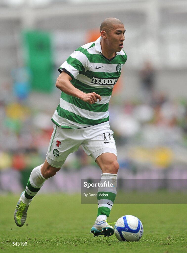 30 July 2011; Cha Du Ri, Glasgow Celtic. Dublin Super Cup, Inter Milan v Glasgow Celtic FC, Aviva Stadium, Lansdowne Road, Dublin. Picture credit: David Maher / SPORTSFILE
