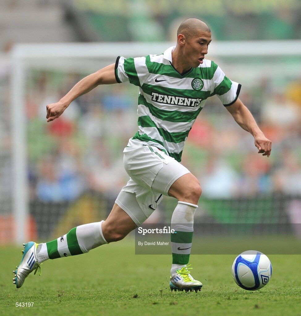 30 July 2011; Cha Du Ri, Glasgow Celtic. Dublin Super Cup, Inter Milan v Glasgow Celtic FC, Aviva Stadium, Lansdowne Road, Dublin. Picture credit: David Maher / SPORTSFILE