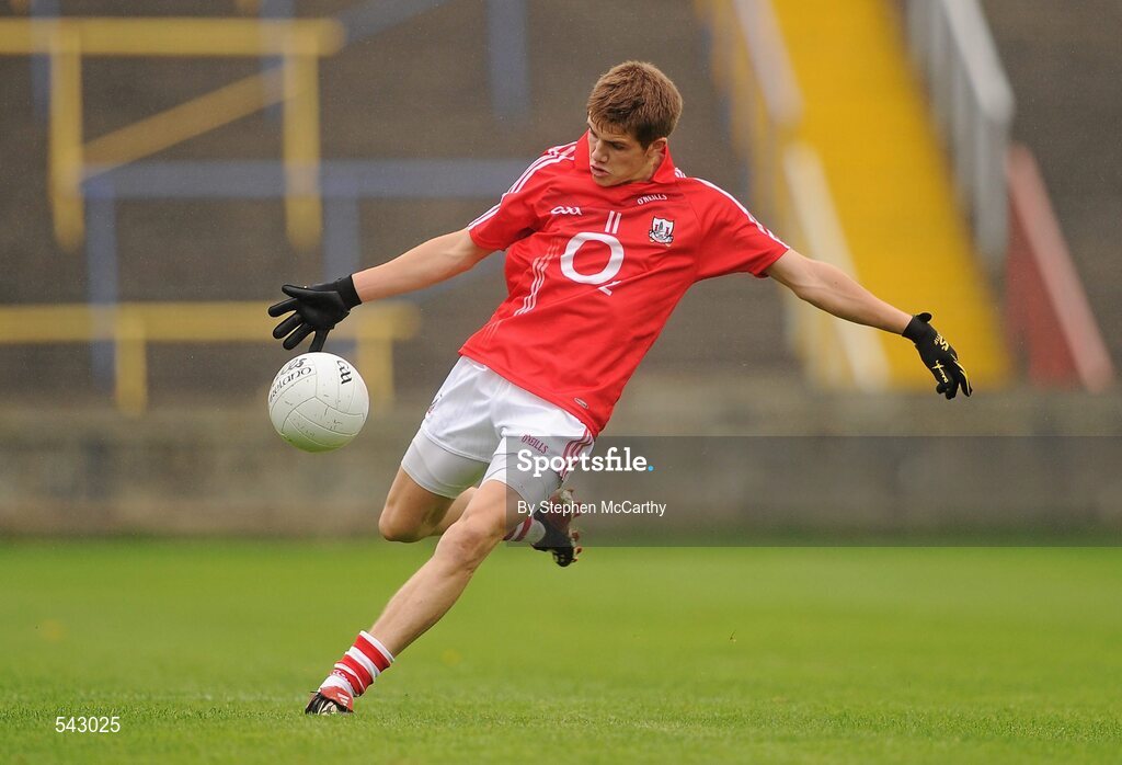 1 August 2011; Alan Cadogan, Cork. GAA Football All-Ireland Minor Championship Quarter-Final, Dublin v Cork, O'Moore Park, Portlaoise, Co. Laois. Picture credit: Stephen McCarthy / SPORTSFILE