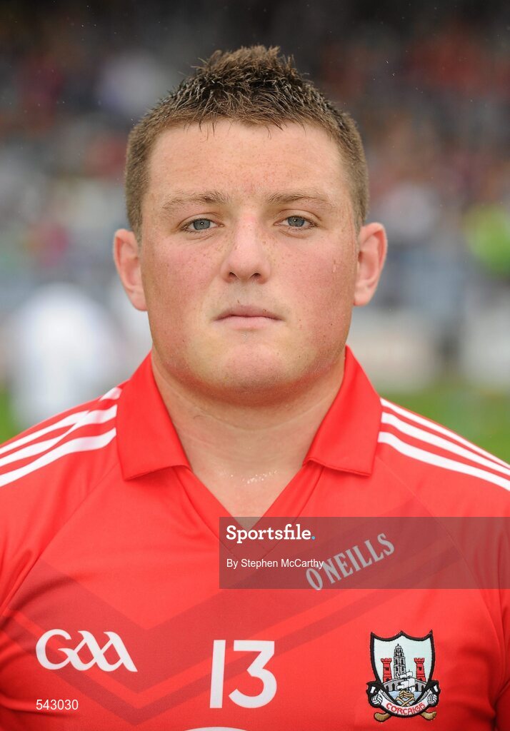 1 August 2011; Cork captain Dan MacEoin. GAA Football All-Ireland Minor Championship Quarter-Final, Dublin v Cork, O'Moore Park, Portlaoise, Co. Laois. Picture credit: Stephen McCarthy / SPORTSFILE