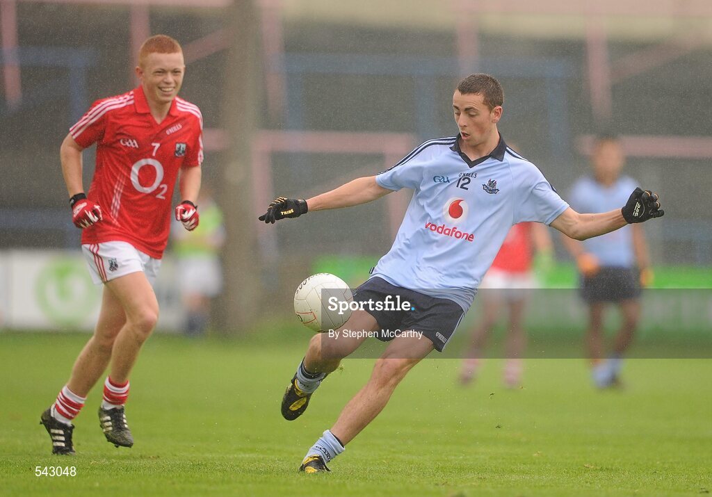 1 August 2011; Cormac Costello, Dublin. GAA Football All-Ireland Minor Championship Quarter-Final, Dublin v Cork, O'Moore Park, Portlaoise, Co. Laois. Picture credit: Stephen McCarthy / SPORTSFILE