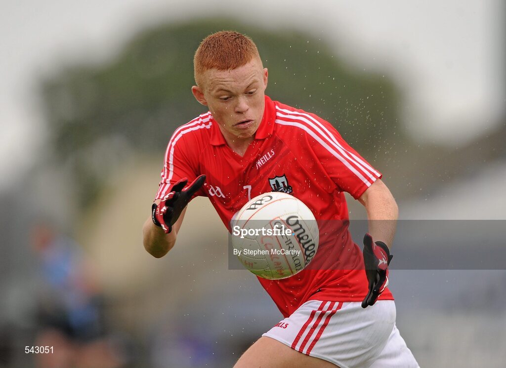 1 August 2011; Killian McIntyre, Cork. GAA Football All-Ireland Minor Championship Quarter-Final, Dublin v Cork, O'Moore Park, Portlaoise, Co. Laois. Picture credit: Stephen McCarthy / SPORTSFILE