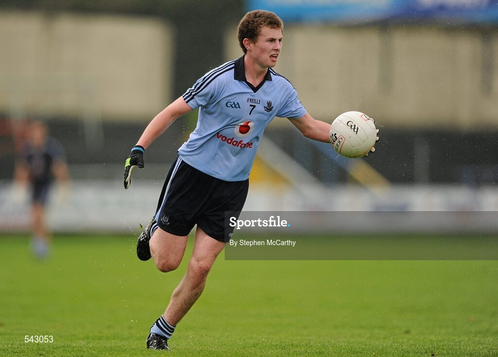 1 August 2011; Jack McCaffrey, Dublin. GAA Football All-Ireland Minor Championship Quarter-Final, Dublin v Cork, O'Moore Park, Portlaoise, Co. Laois. Picture credit: Stephen McCarthy / SPORTSFILE