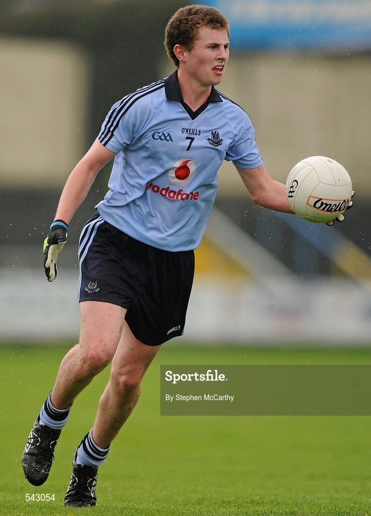 1 August 2011; Jack McCaffrey, Dublin. GAA Football All-Ireland Minor Championship Quarter-Final, Dublin v Cork, O'Moore Park, Portlaoise, Co. Laois. Picture credit: Stephen McCarthy / SPORTSFILE