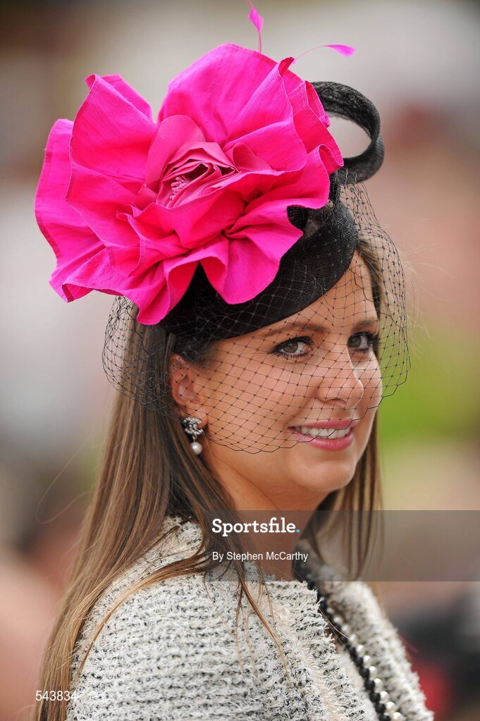 4 August 2011; Emily O'Donnell, from Leopardstown, Dublin, during Ladies Day of the Dublin Horse Show 2011, RDS, Ballsbridge, Dublin. Picture credit: Stephen McCarthy / SPORTSFILE