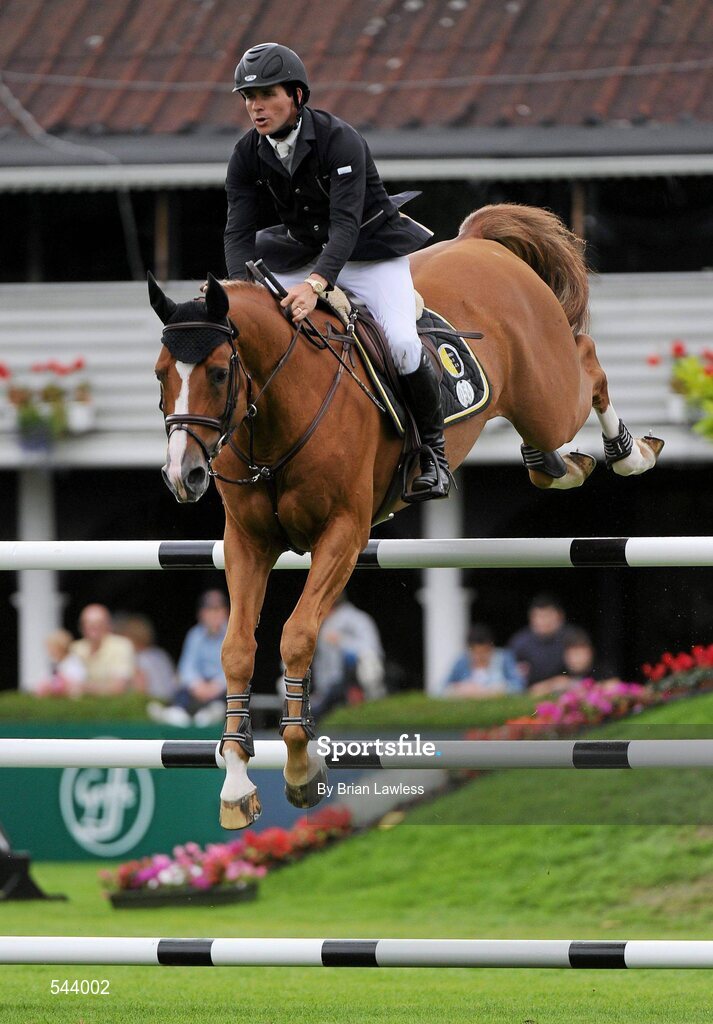 4 August 2011; Conor Swail, Ireland, competing on Lansdowne, during the Power & Speed Event. Dublin Horse Show 2011, RDS, Ballsbridge, Dublin. Picture credit: Brian Lawless / SPORTSFILE